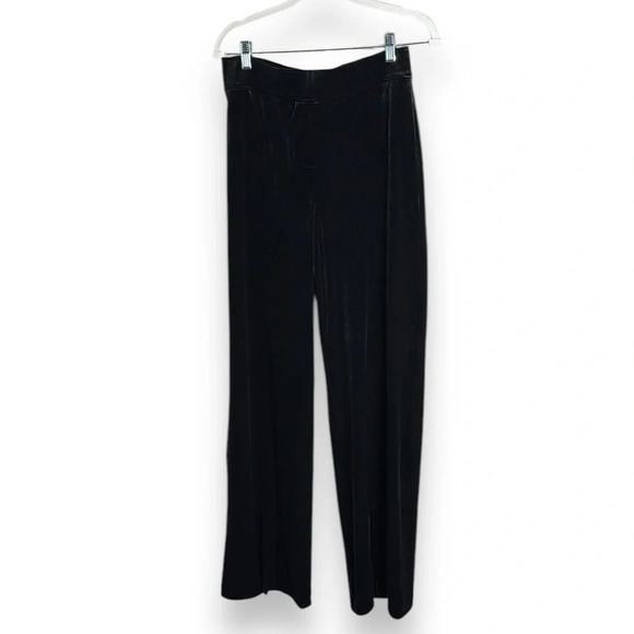 Spanx AirEssentials Slim Flare Pant with Front Slit Black Size Large